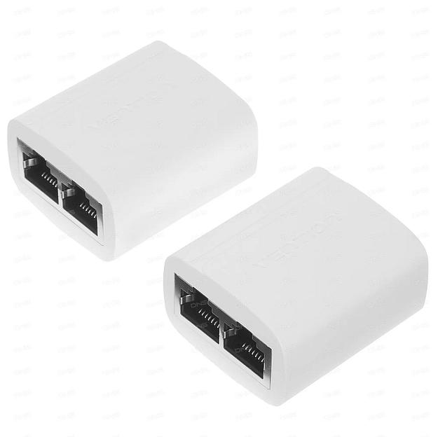 Сплиттер Vention RJ45 F / 2хRJ45 F 8p8c (2шт.) Белый Vention IPTW0 фото 1