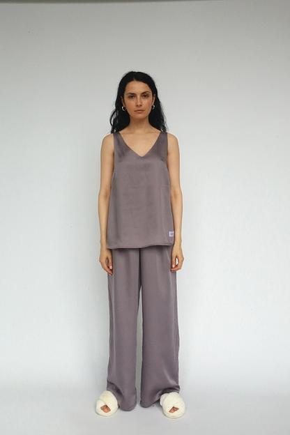 Брюки женские сливовая дымка, опт фото 1