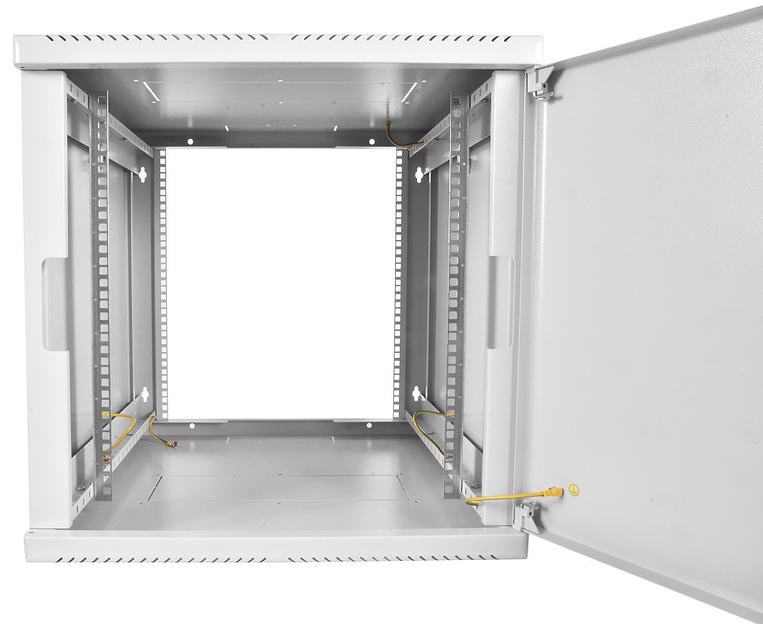 Шкаф монтажный ЦМО (ШРН-М-9.500.1) 9U 600x520мм пер.дв.металл 50кг серый 18.9кг фото 5