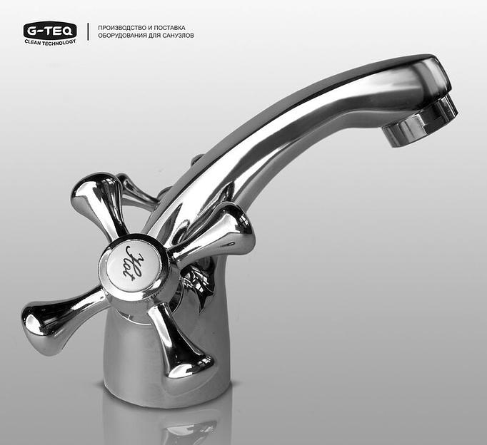 Смеситель для умывальника G-teq 4238 хром фото 4