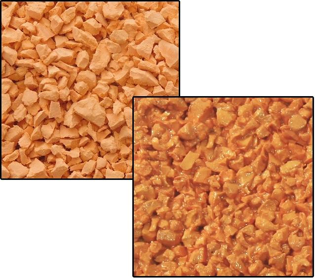 Резиновая крошка EPDM 1,5-3,5 мм лососевая ОПТ фото 4