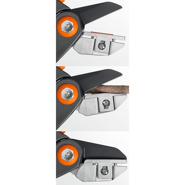 GRINDA P-56, 205 мм, легированная сталь, двухкомпонентные рукоятки, контактный секатор, PROLine (423456) фото 9