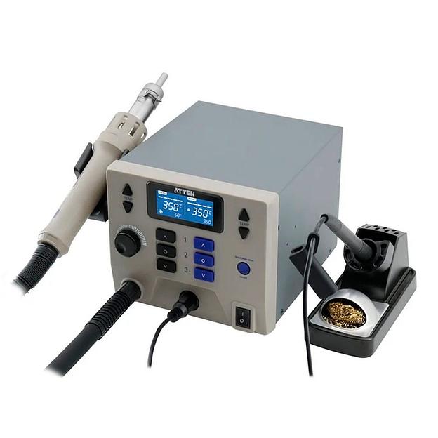 Термовоздушная паяльная станция Atten ST-8902D 1300Вт, 100-500°C, ±2°C темп. стабильность, фото 1