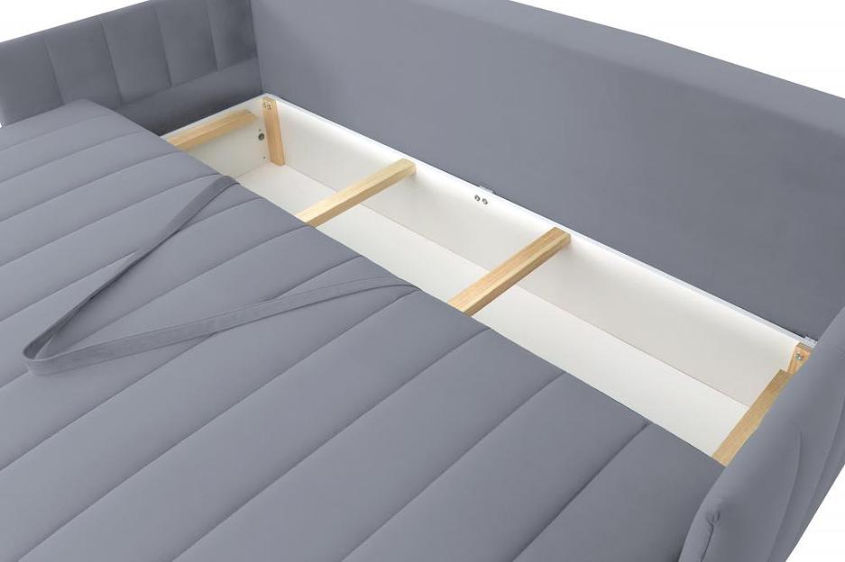 Прямой диван «Пекин» СТАНДАРТ, Мора серый фото 8