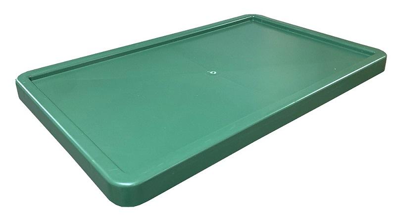 Крышка к ящику 590*360 мм. сплошная зеленая /1/ фото 1