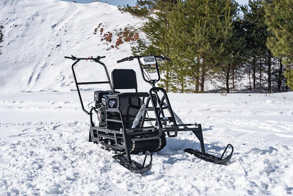 Мотобуксировщик Бурлак М2 LRS, 15 л.с., электрозапуск 1450*510*810 мм. фото 1