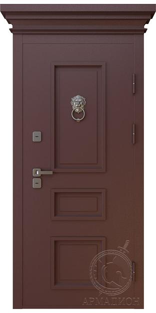 Входная термодверь «Корсо-3» с карнизом фото 1