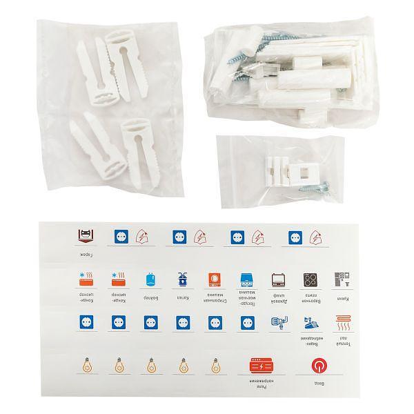 Встраиваемый силовой щит Nova 24 модулей с металлической дверью IP41 EKF фото 8