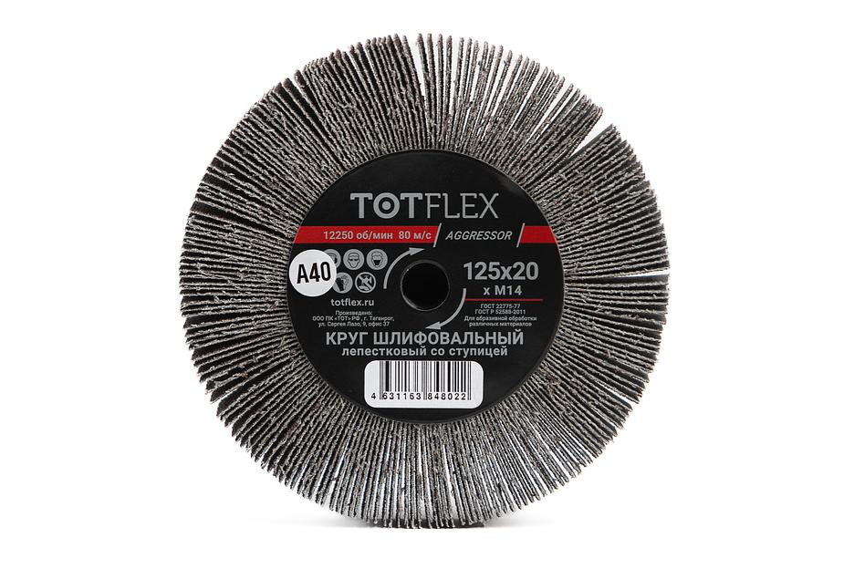 Круг лепестковый радиальный универсальный 125х20хМ14 А Р40 ОПТ фото 2