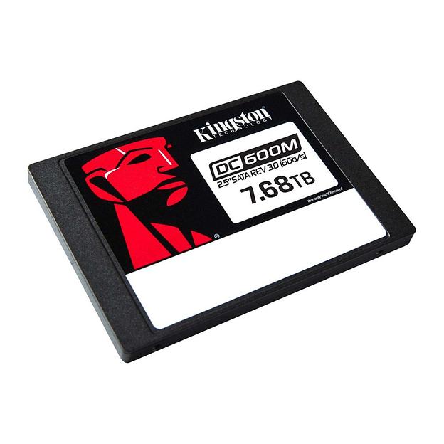 Твердотельный накопитель Kingston Enterprise SSD 7,68TB DC600M 2.5" SATA 3 R560/W530MB/s 3D TLC MTBF 2M 94 000/34 000 IOPS 14016TBW (Mixed-Use) 3 years (SEDC600M/7680G) фото 2