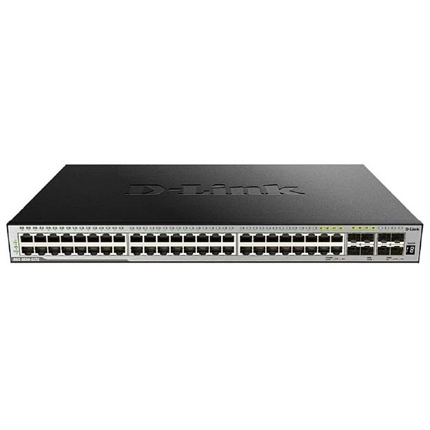 D-Link DGS-3630-52TC/A2ASI PROJ Управляемый L3 коммутатор, стек, 44x1000Base-T, 4x10GBase-X SFP+, 4xCombo 1000Base-T/SFP, ПО SI фото 1