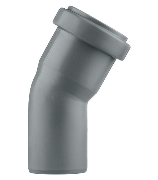 Отвод канализационный 40х30 град. фото 2