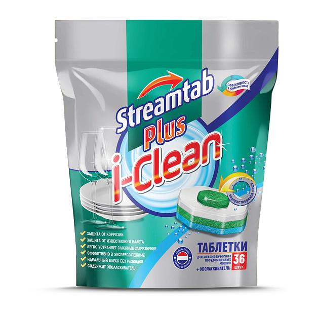 Ромакс i-clean таблетки для посудомоечных машин streamtab plus 36шт фото 1