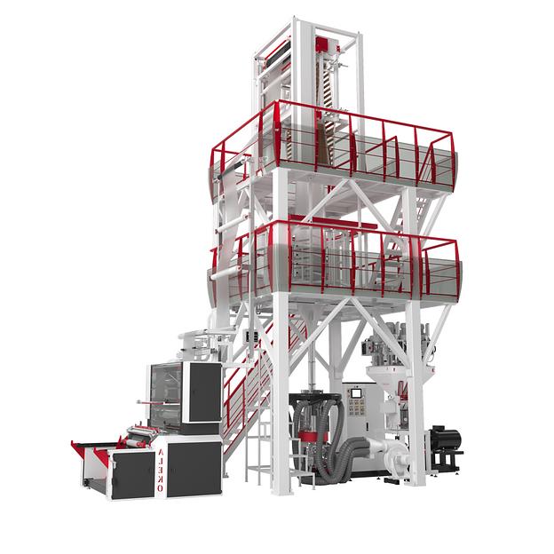 Высокоскоростная экструзионная линия на биоразлагаемом сырье Алеко «Bio» ПВД 1100/65 фото 1