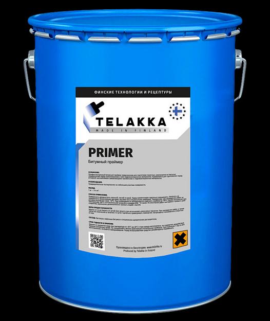Праймер битумный для кровли, для фундамента, для дерева TELAKKA PRIMER 16кг фото 1