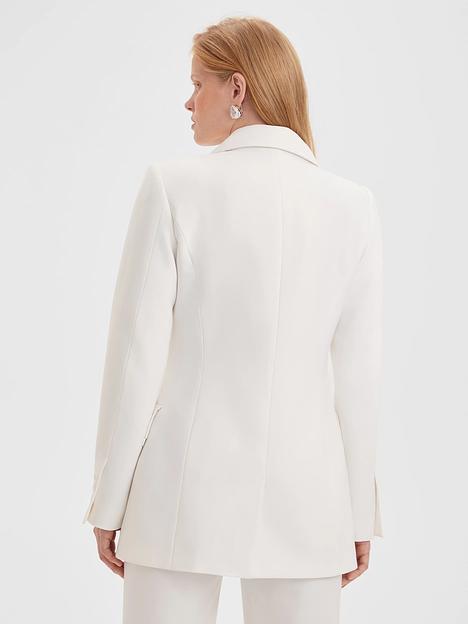 Пиджак женский, молочный, опт фото 2