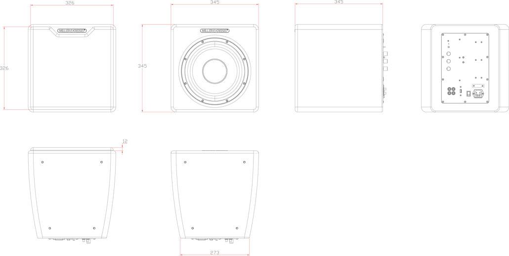 Активный сабвуфер M&K Sound V10+ [Black Satin/Black Cloth] фото 5