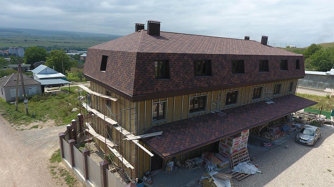 Гибкая черепица Döcke PIE Premium «Генуя» кофе опт фото 4