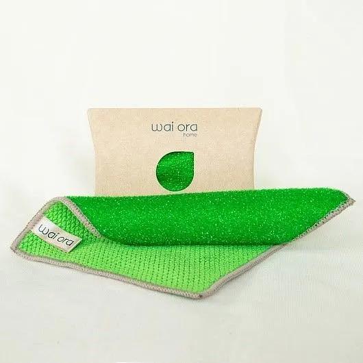 Салфетка для уборки Wai Ora «Sparkle» цвет зеленый ОПТ фото 2