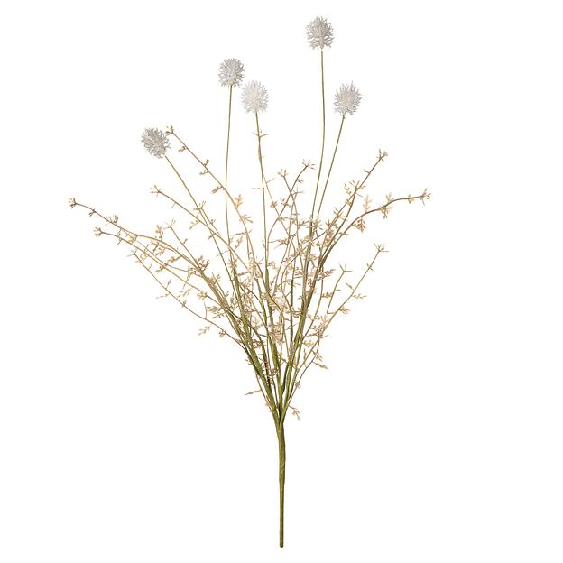 Искусственный цветок Клевер, В500, светло-голубой фото 1