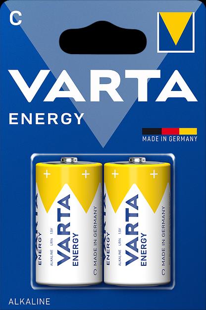 Батарейка Varta ENERGY LR14 C BL2 Alkaline 1.5V (4114) (2/20/200) (2 шт.) VARTA 04114229412 фото 1
