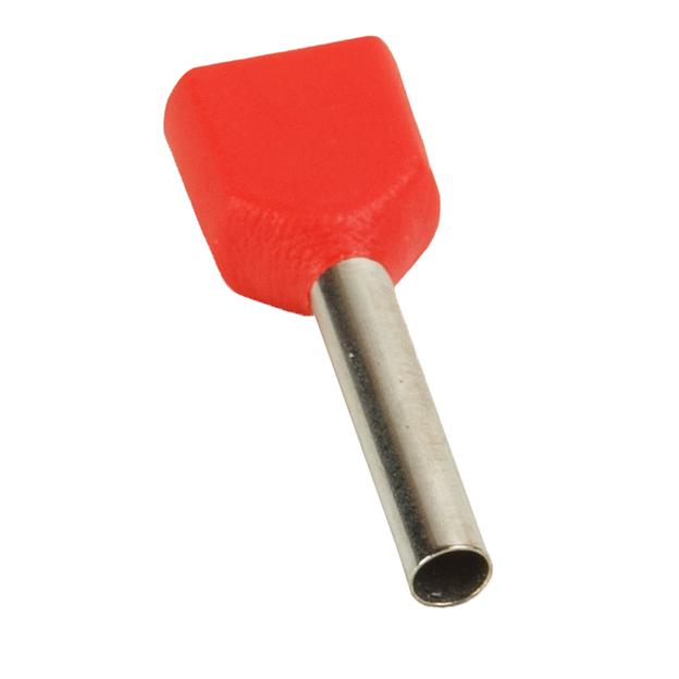 Наконечник штыревой втулочный под два провода НШвИ2 OptiKit T-Shv2-PVC- 0,75-8 (100шт) фото 1