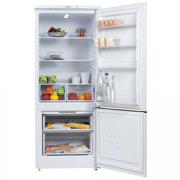 Холодильник Бирюса 551 белый, двухкамерный 180/60л морозилка снизу, автоматическое оттаивание фото 3