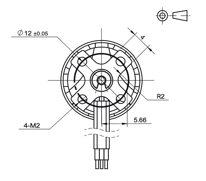 Бесколлекторный двигатель постоянного тока Constar BO1815N2B 01-199-6.0, 18 Вт ОПТ фото 2