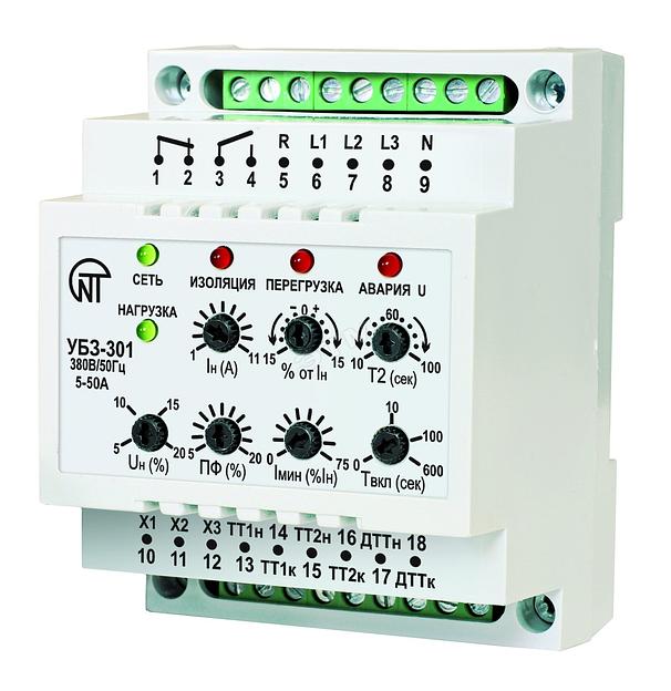 Блок защиты универсальный УБЗ-301 5-50А НовАтек-Электро 3425605301 фото 1