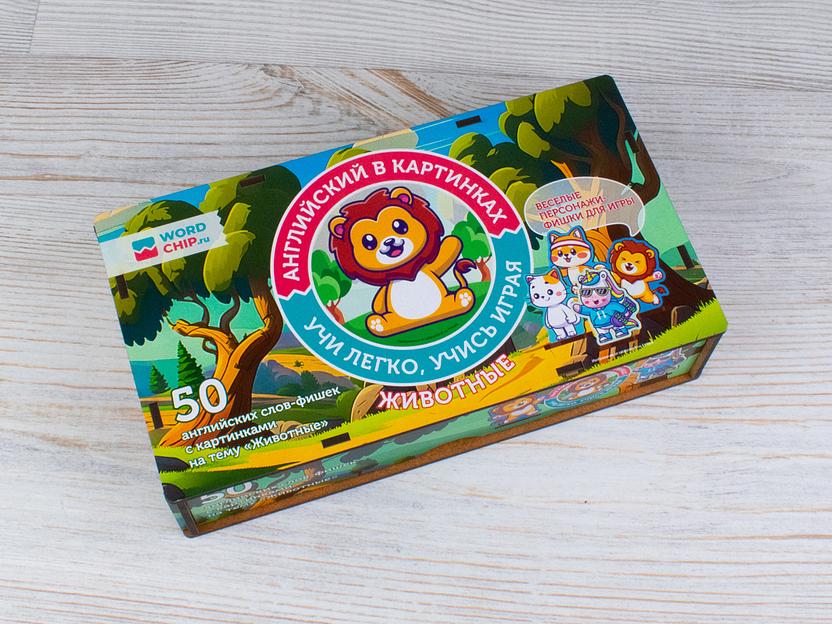 Игра «Английский в картинках — Животные», опт фото 1