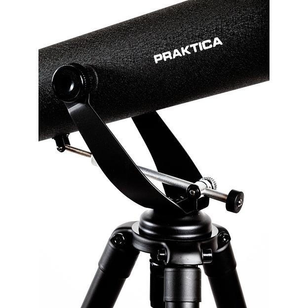  Praktica Телескоп Altair 80/720AZ, искатель red dot, адаптер для смартфона, стальная тренога, черный > фото 9