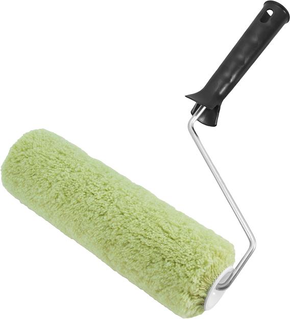 Валик DECOR B.E. полиакрил зеленый 240 мм, d 42 мм, бюгель 6 мм, ворс 18 мм фото 1