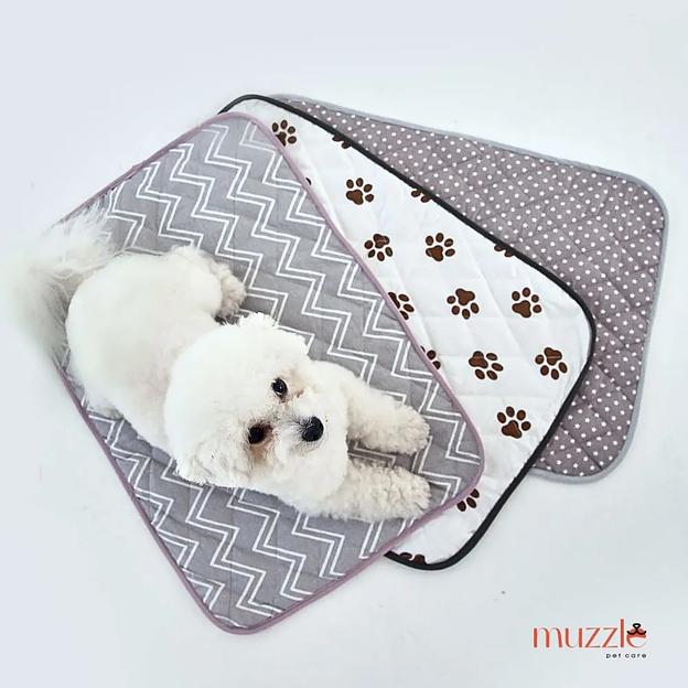 Пеленка многоразовая впитывающая для животных 40×60 см, зигзаг ОПТ фото 3