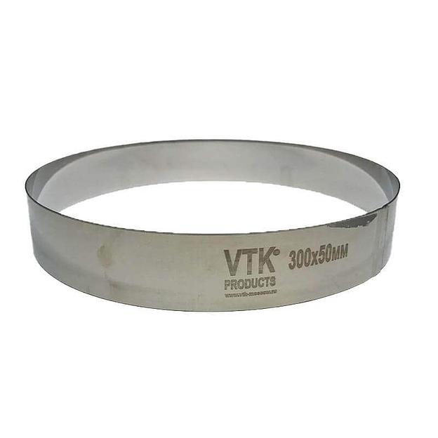 Форма для выпечки и заморозки Кольцо диаметр 300 мм высота 50 мм фото 2