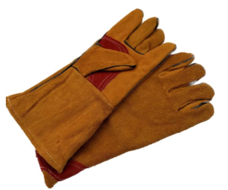 Краги желтые с усилением на ладони ОПТ фото 1