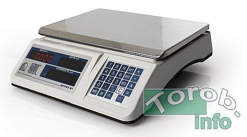 Штрих М7Т 15-2,5 А версия 3.2 LED, LCD весы торговые. max-6/15кг, d-2/5г  фото 1