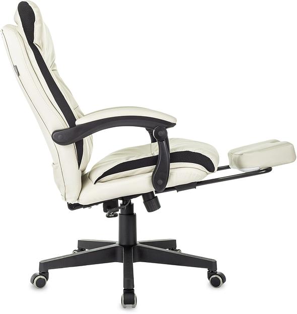 Кресло руководителя Бюрократ CH-824MSG-BF слоновая кость эко.кожа/ткань пластик фото 6