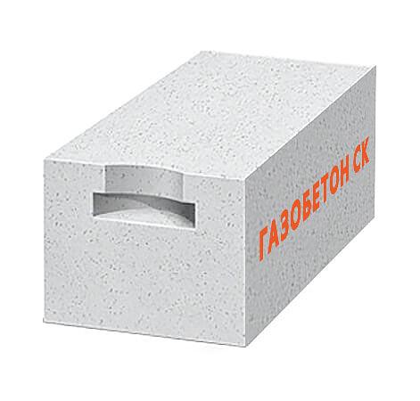 Газобетон СК cтеновой прямой с захватом для рук D400 600x250x300 мм фото 1