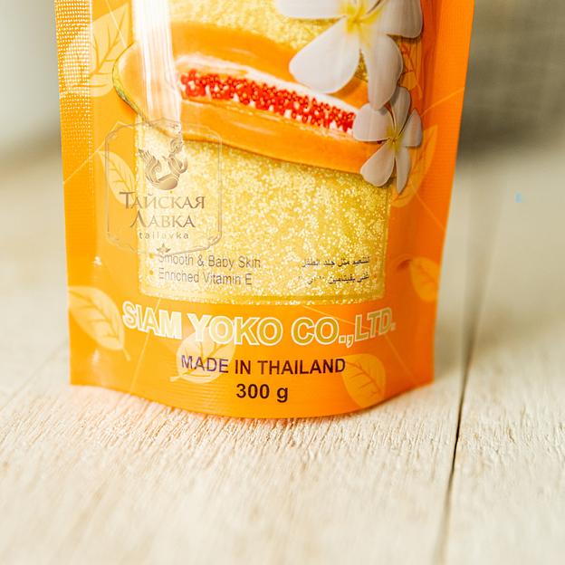 Спа-Скраб д/тела Солевой "Папайя" YOKO фото 3