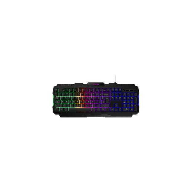 Клавиатура MSI FORGE GK100 RU, USB, черный [s11-04ru252-hh9] фото 1