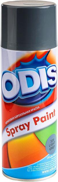 Краска аэрозольная акриловая ODIS 335 светло-серый 450мл фото 1