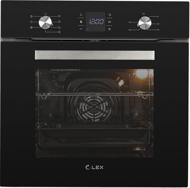 Духовой шкаф Электрический Lex EDM 071 BL черный фото 1
