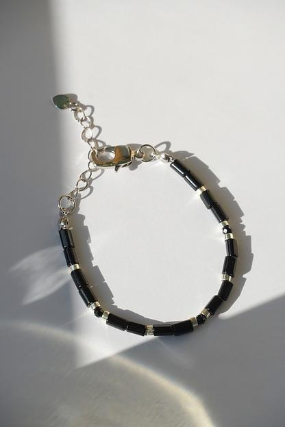 Браслет из чёрного агата «Тёмное восхищение», опт фото 2