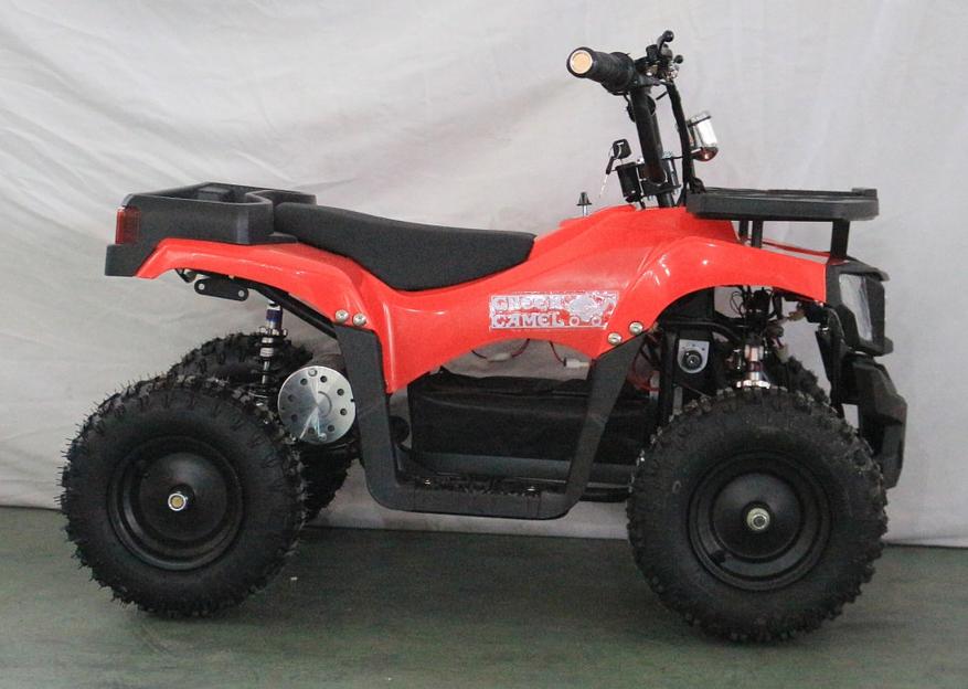 Квадроцикл GreenCamel Гоби K24 (36V 800W R6 Цепь) красный фото 6