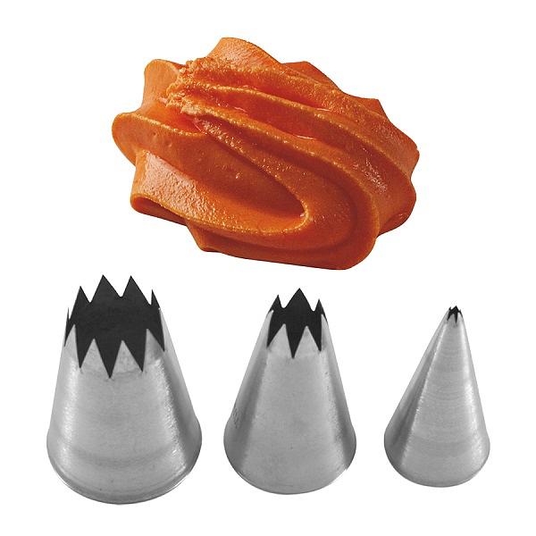 Насадка кондитер. "Звезда" d=25/5 мм. h=47 мм. нерж. (OSM-7.0) /1/ фото 1