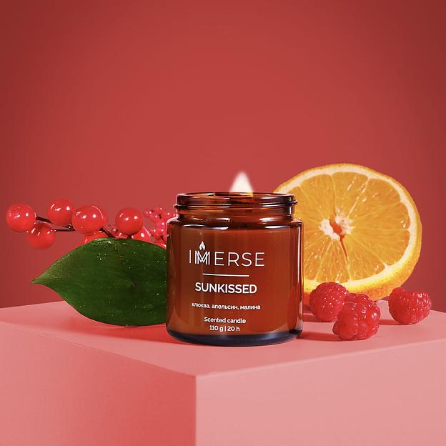 Ароматическая свеча Immerse «SunKissed» 110 мл ОПТ фото 1