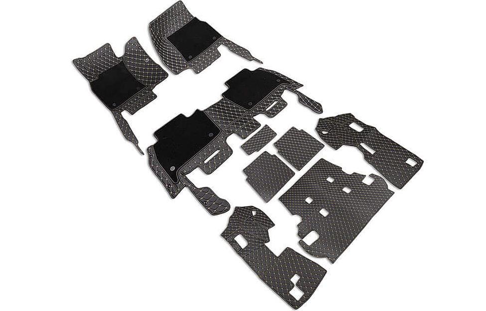 Ковры для автомобиля и багажник с текстильной вставкой 5D Lux на заказ, опт фото 4