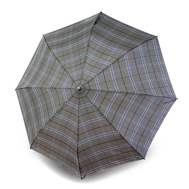 Зонт Knirps автомат T.201 Medium Duomatic CHECK GREY 95 3201 5991 фото 1
