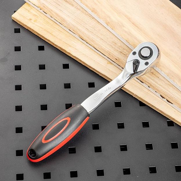 Ключи Deli Ключ-трещотка Deli DL2522 1/2" длина 255мм, 72 зуба, шестерня Cr-Mo, быстросъемная фото 4