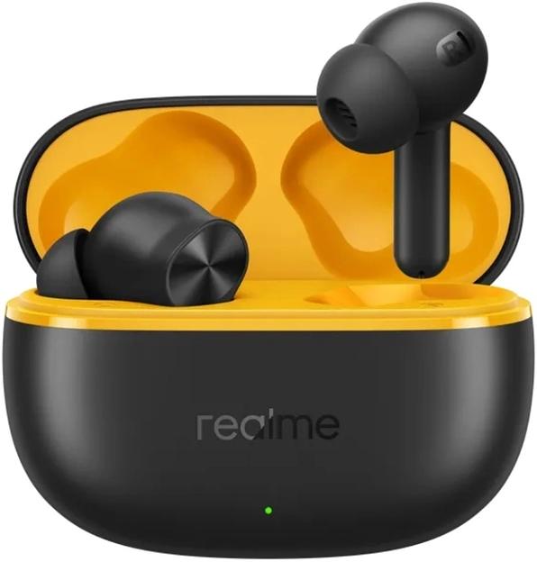 Гарнитура внутриканальные Realme Buds T200 Lite черный беспроводные bluetooth в ушной раковине (6941764454491) фото 1